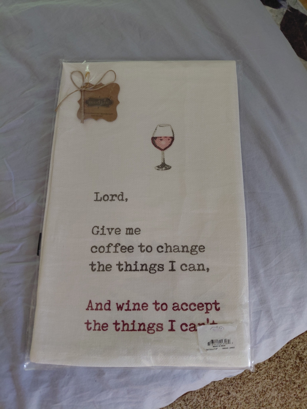 Mud Pie Lightweight Kitchen Towel